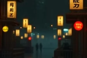 旧钟表店横版剧照:满墙挂钟与木质柜台